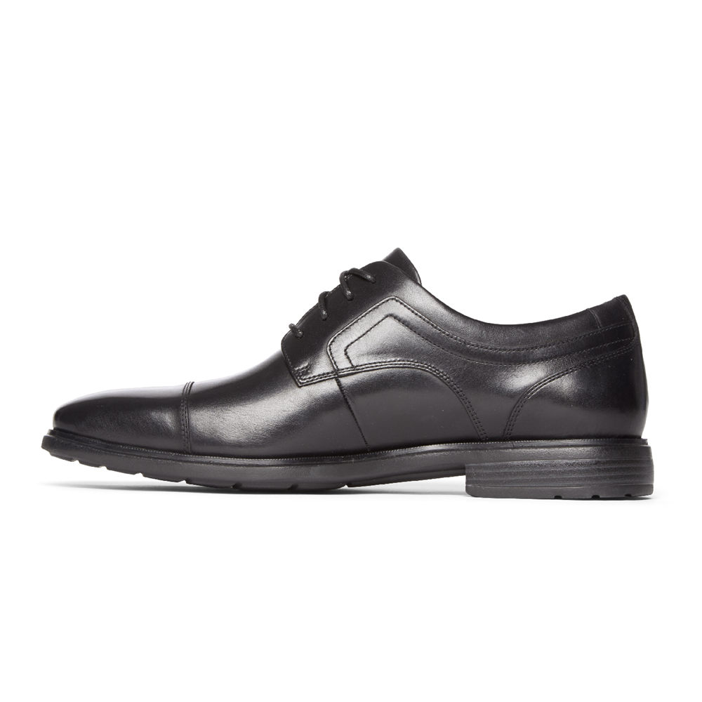 Rockport Singapore Mens Dress Shoes - Dres Sports Business 2 Plain Cap Toe Black - OF3187062